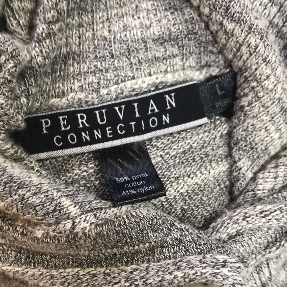 Peruvian Connection Lightweight Marled Cotton Gra… - image 7